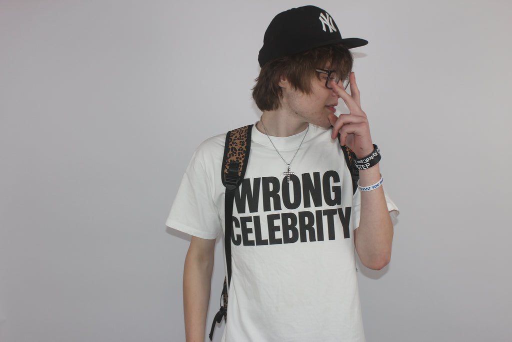 WRONG CELEBRITY (white)