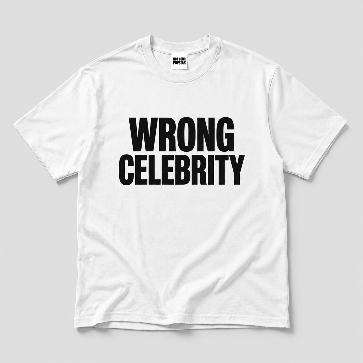 WRONG CELEBRITY (white)